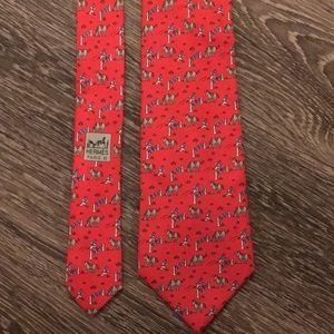HERMES Silk Necktie